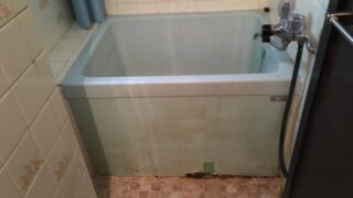 浴槽の補修と再生塗装 尼崎市立花町マンション